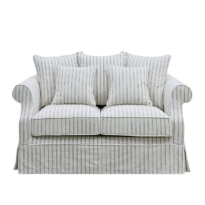 wp-image-tigress-48633.jpg Avalon Hamptons 2 Seat Sofa Stone Stripe, W 174cm D 96cm H 81cm (RRP $2599)