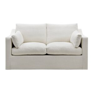 Clovelly Hamptons 2 Seat Sofa Ivory, W 170 D 100cm H 80cm (RRP $2449)