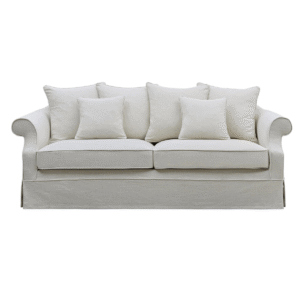 Avalon Hamptons 3 Seat Sofa Ivory, W 226cm D 96cm H 81cm (RRP $3299)