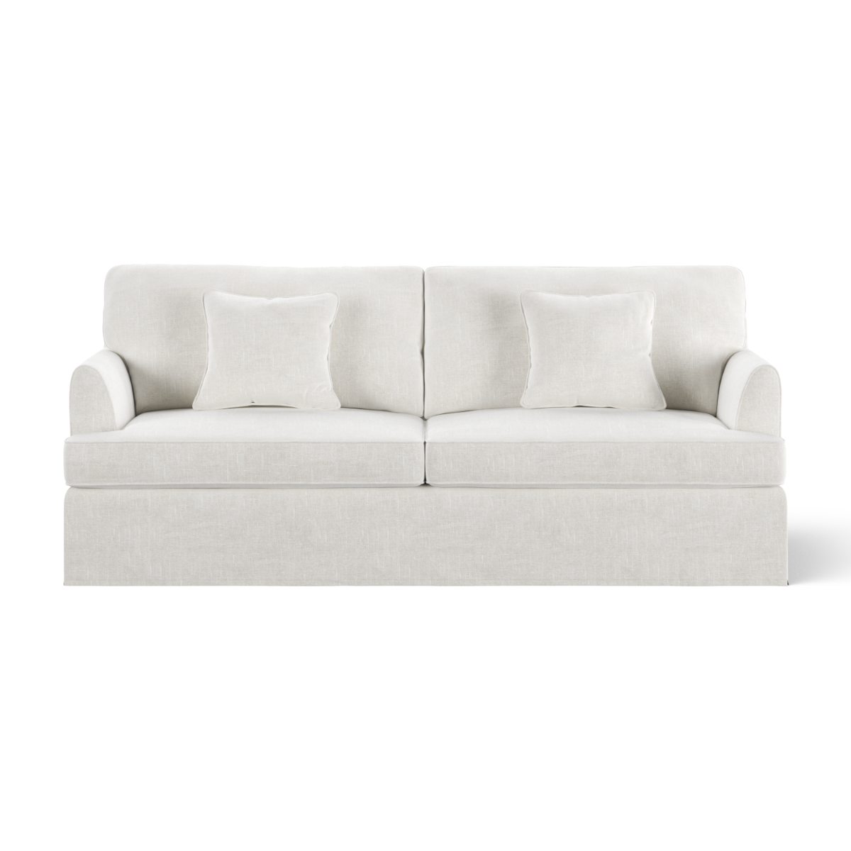 Byron Hamptons 3 Seat Sofa Ivory, W 223cm D 96cm H 78cm (RRP $3299)