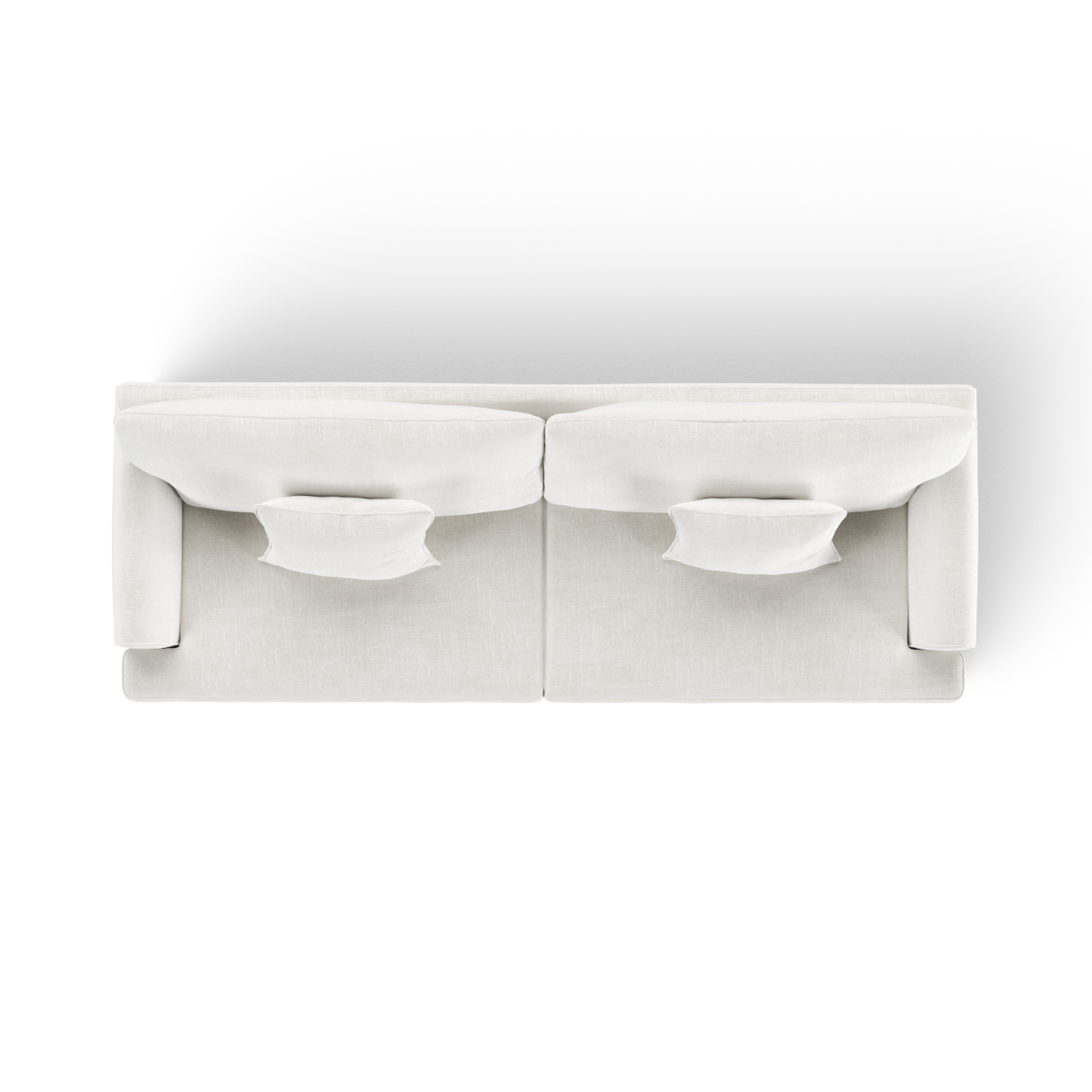 Byron Hamptons 3 Seat Sofa Ivory, W 223cm D 96cm H 78cm (RRP $3299) - Image 3
