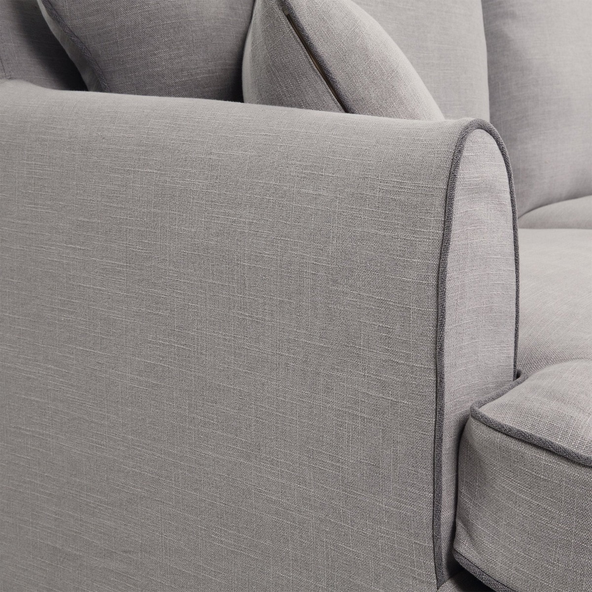 Byron Hamptons 3 Seat Sofa Pebble Grey, W 223cm D 96cm H 78cm (RRP $3285) - Image 7