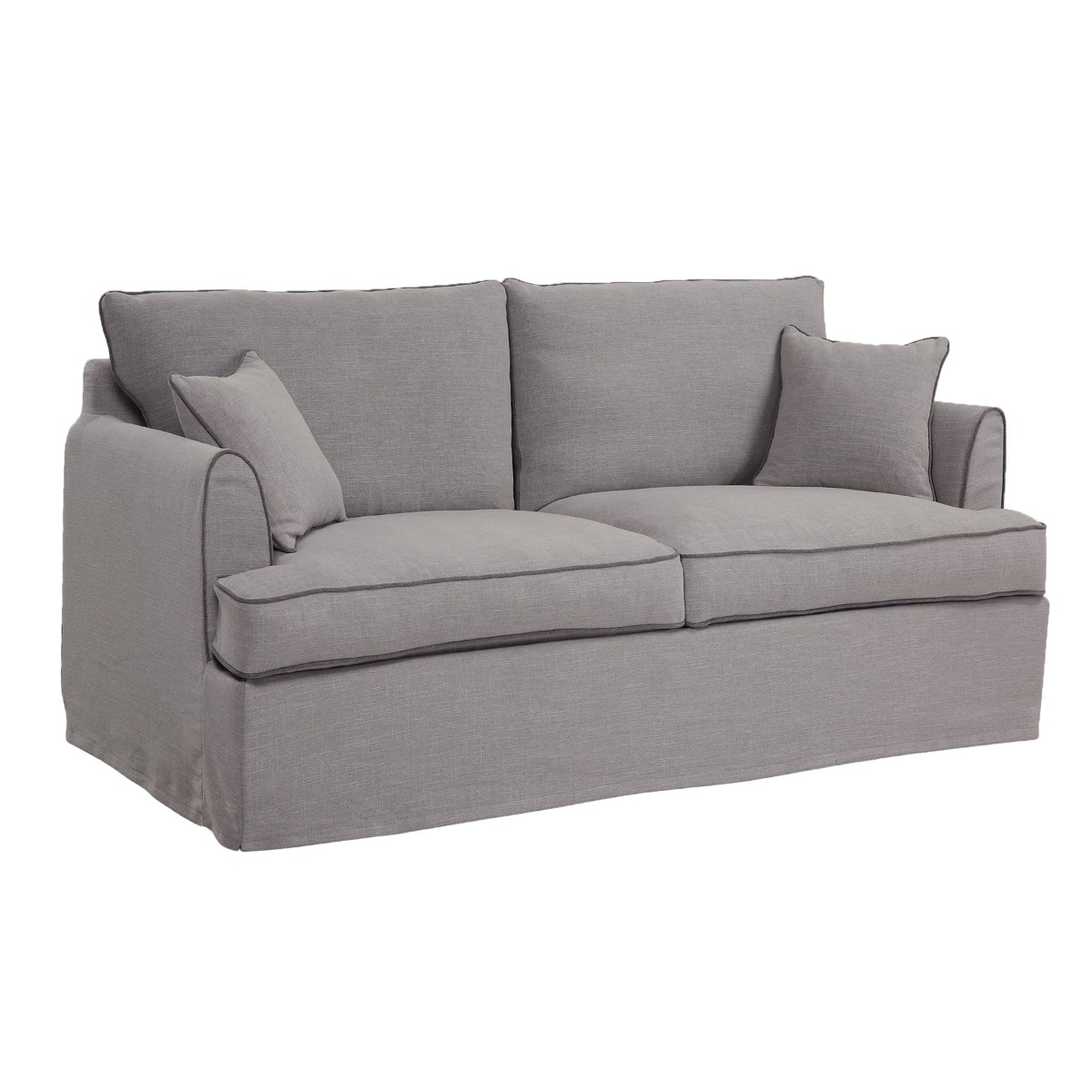 Byron Hamptons 3 Seat Sofa Pebble Grey, W 223cm D 96cm H 78cm (RRP $3285) - Image 10