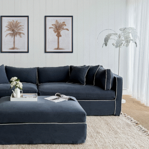 wp-image-tigress-49014.png Marbella 4 Seat Sofa Navy W/White piping, W 300 D 100 H 85cm (RRP $3859)