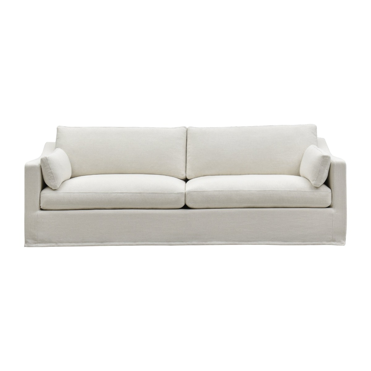 Clovelly Hamptons 4 Seat Sofa Ivory, W 260cm D 99cm H 80cm (RRP $3799)