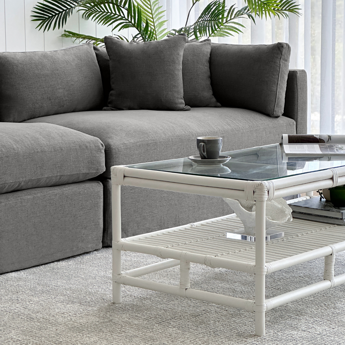 Marbella 4 Seat Sofa Storm, W 300 D 100 H 85cm (RRP $3859) - Image 10