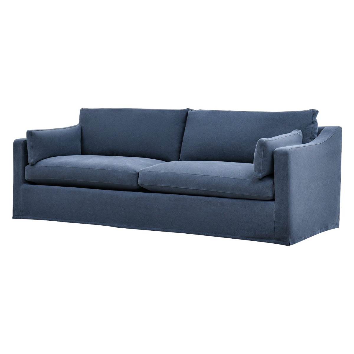 Clovelly Hamptons 4 Seat Sofa Navy, W 260cm D 99cm H 80cm (RRP $3799) - Image 11