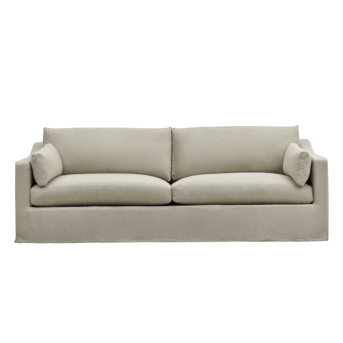 Clovelly Hamptons 4 Seat Sofa Natural, W 260cm D 99cm H 80cm (RRP $3799)
