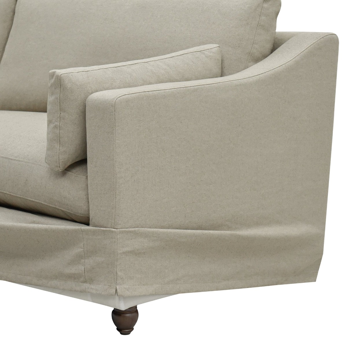 Clovelly Hamptons 4 Seat Sofa Natural, W 260cm D 99cm H 80cm (RRP $3799) - Image 5