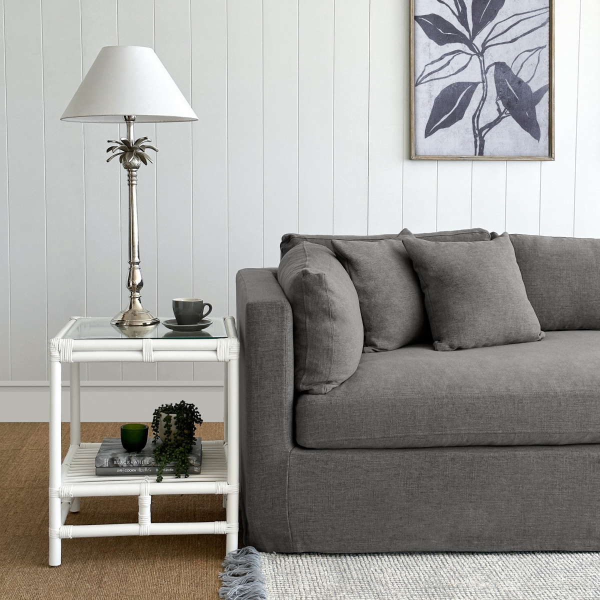 Marbella Modular Sofa Storm Right, W 300 D 250 H 85cm (RRP $6149) - Image 5