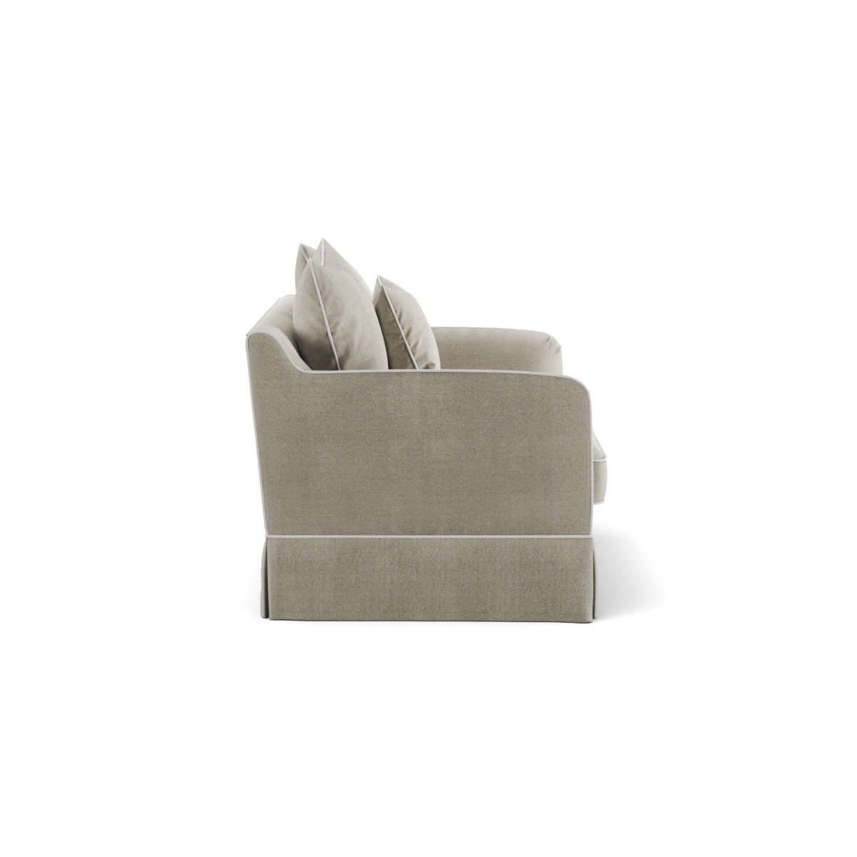 Noosa Hamptons 1.5 Seat Sofa Bed Natural, W140 D 91 H 80cm (RRP $2999) - Image 2