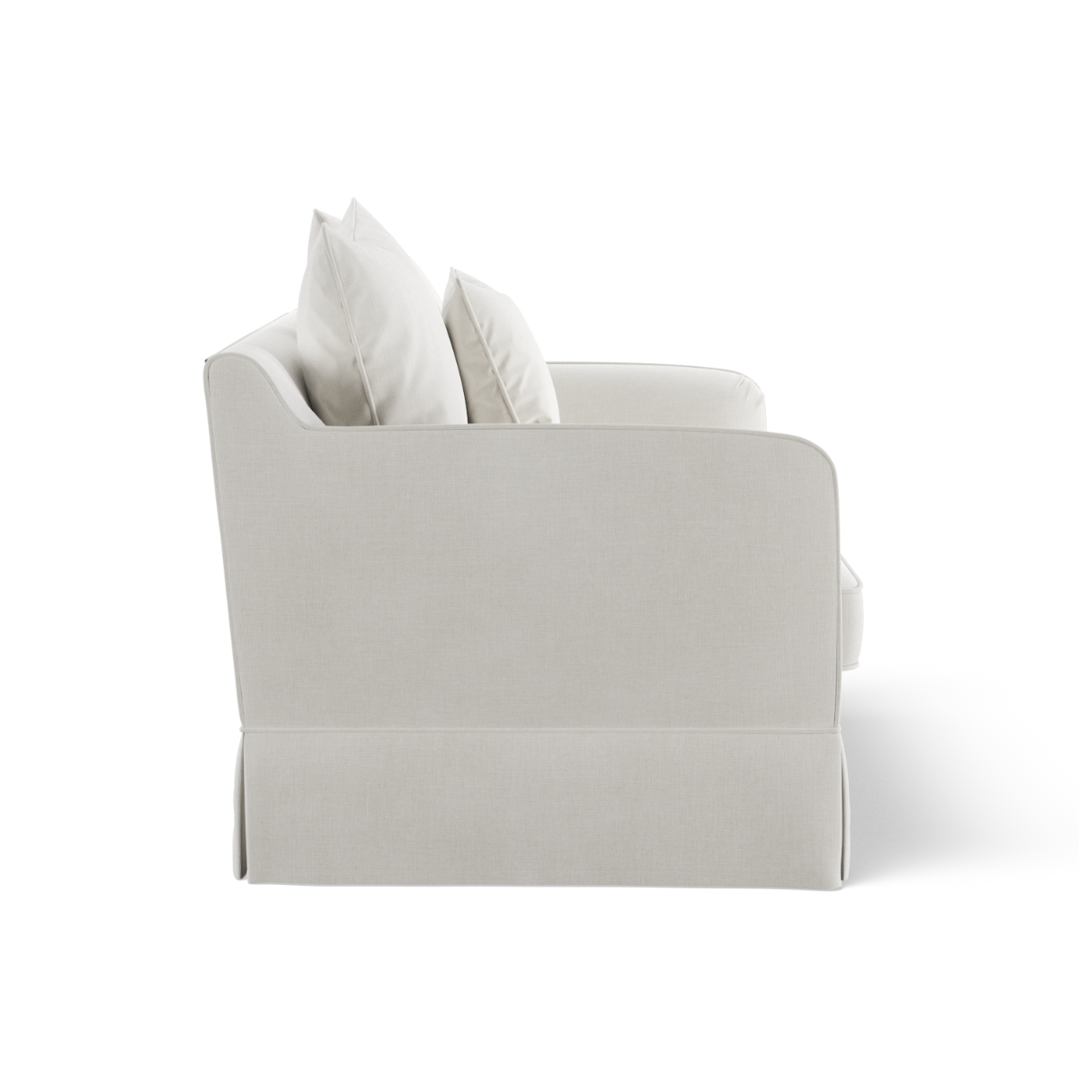 Noosa Hamptons 1.5 Seat Sofa Bed Ivory, W 140 D 91 H 80cm (RRP $2999) - Image 4