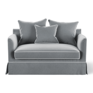 Noosa Hamptons 1.5 Seat Sofa Bed Grey, W 140 D 91 H 80cm (RRP $2999)