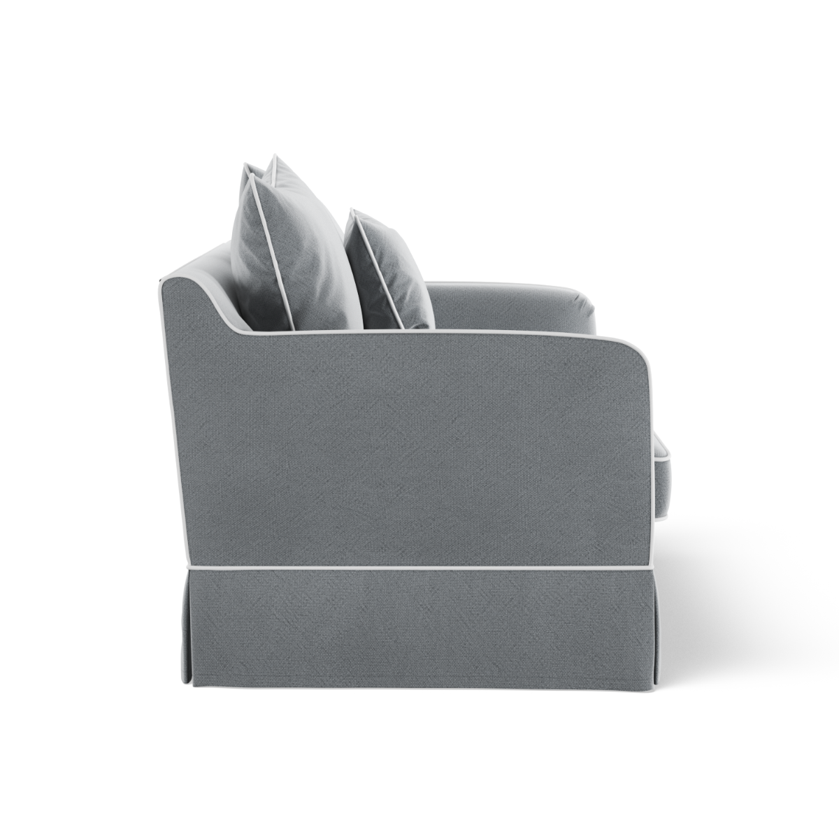 Noosa Hamptons 1.5 Seat Sofa Bed Grey, W 140 D 91 H 80cm (RRP $2999) - Image 4