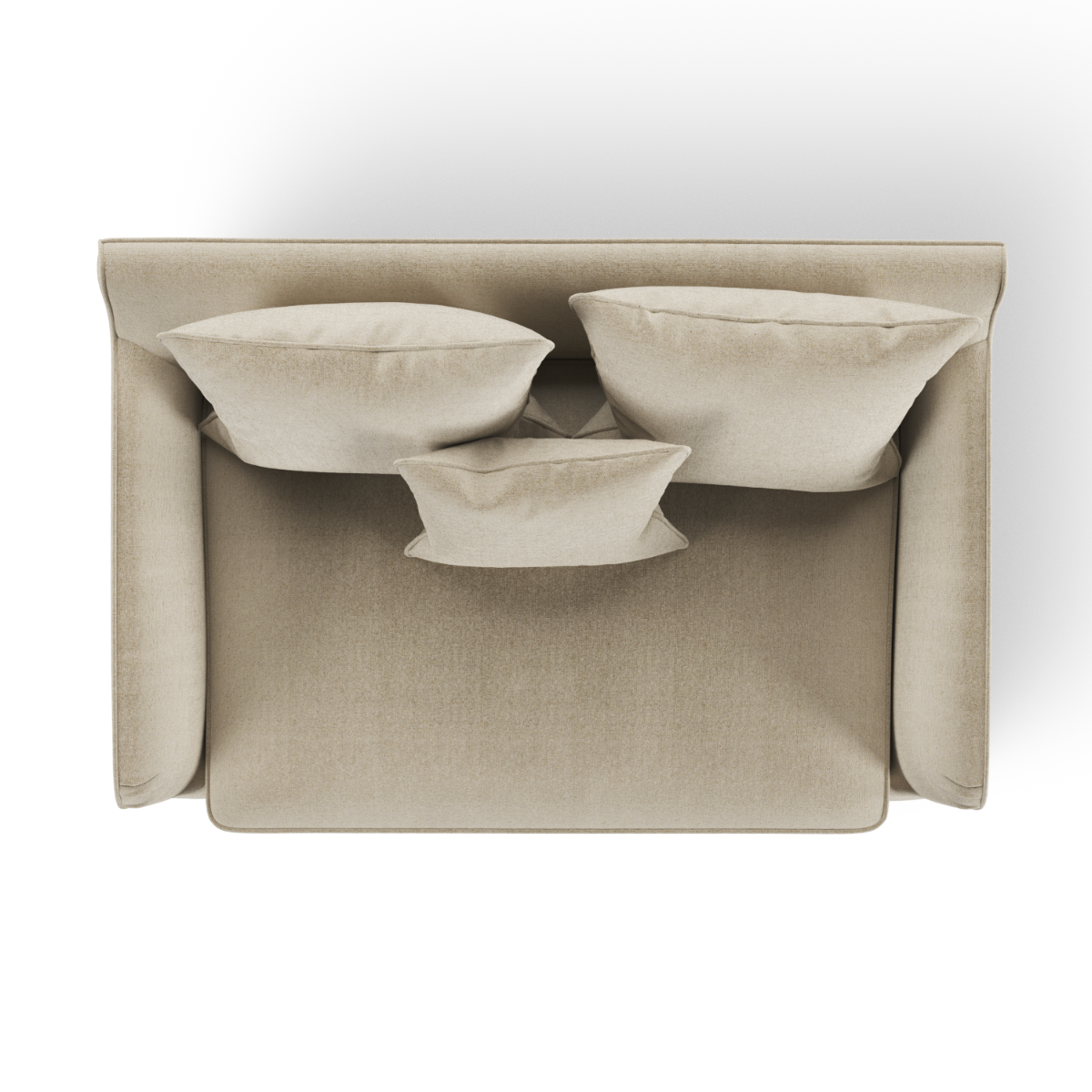 Noosa Hamptons 1.5 Seat Sofa Bed Beige, W 140 D 91 H 80cm (RRP $2999) - Image 5