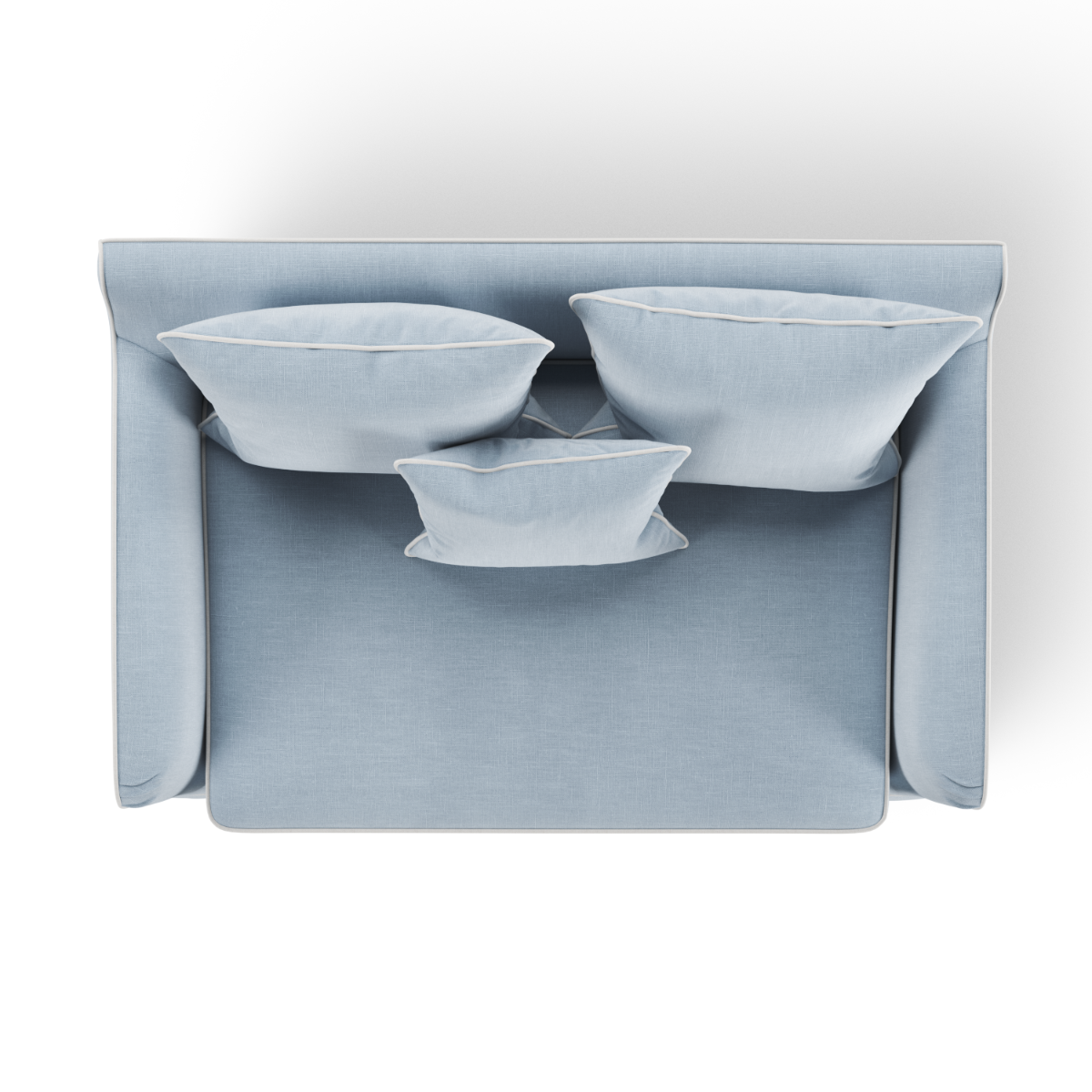 Noosa Hamptons 1.5 Seat Sofa Bed Beach, W 140 D 91 H 80cm (RRP $2999) - Image 6