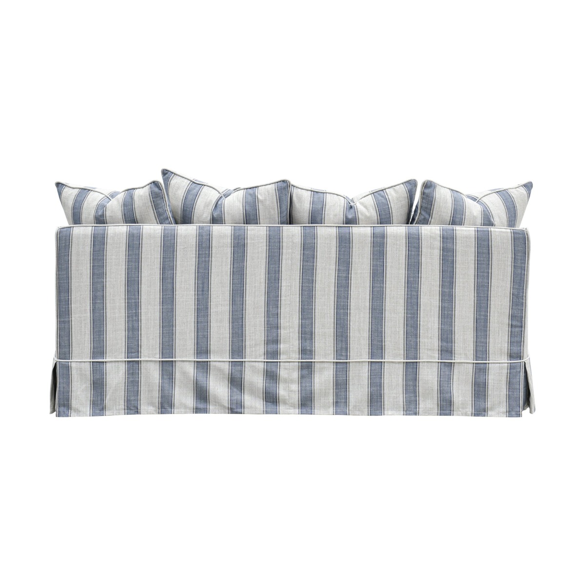 Noosa Hamptons 2.5 Seat Sofa Bed Blue Sky Stripe, L 190 D 91 H 80cm (RRP $3849) - Image 5