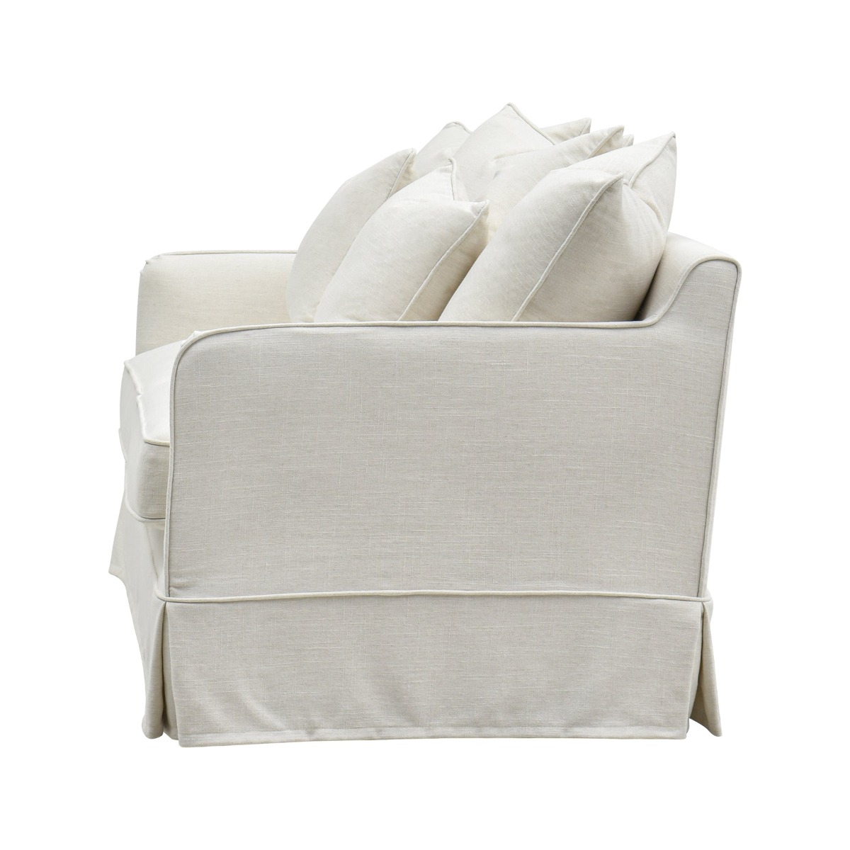 Noosa Hamptons 2.5 Seat Sofa Bed Ivory, L 190 D 91 H 80cm (RRP $3849) - Image 8