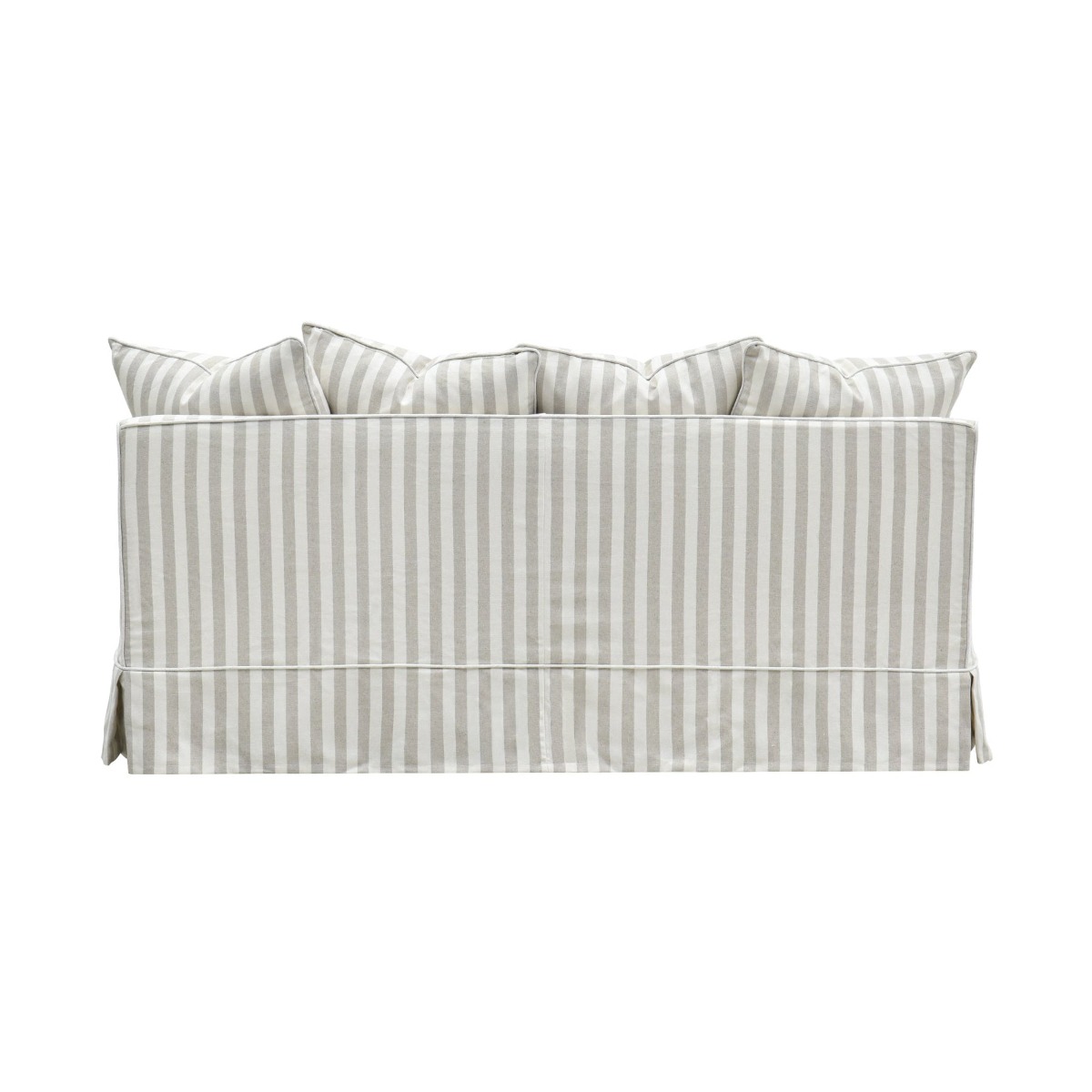 Noosa Hamptons 2.5 Seat Sofa Bed Natural Stripe, L 190 D 91 H 80cm (RRP $3849) - Image 5