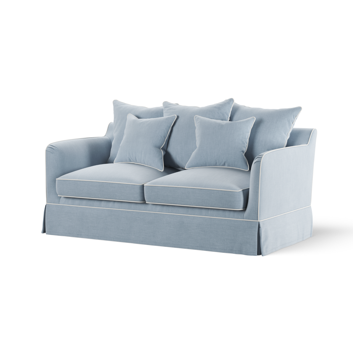 Noosa Hamptons 2 Seat Sofa Bed Noosa Beach, W170cm x D91cm X H80cm (RRP $3299) - Image 14