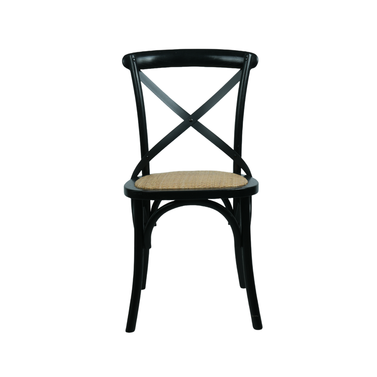 Bella Dining Chair Black, W 50cm x D 54cm x H 89cm (RRP $199)