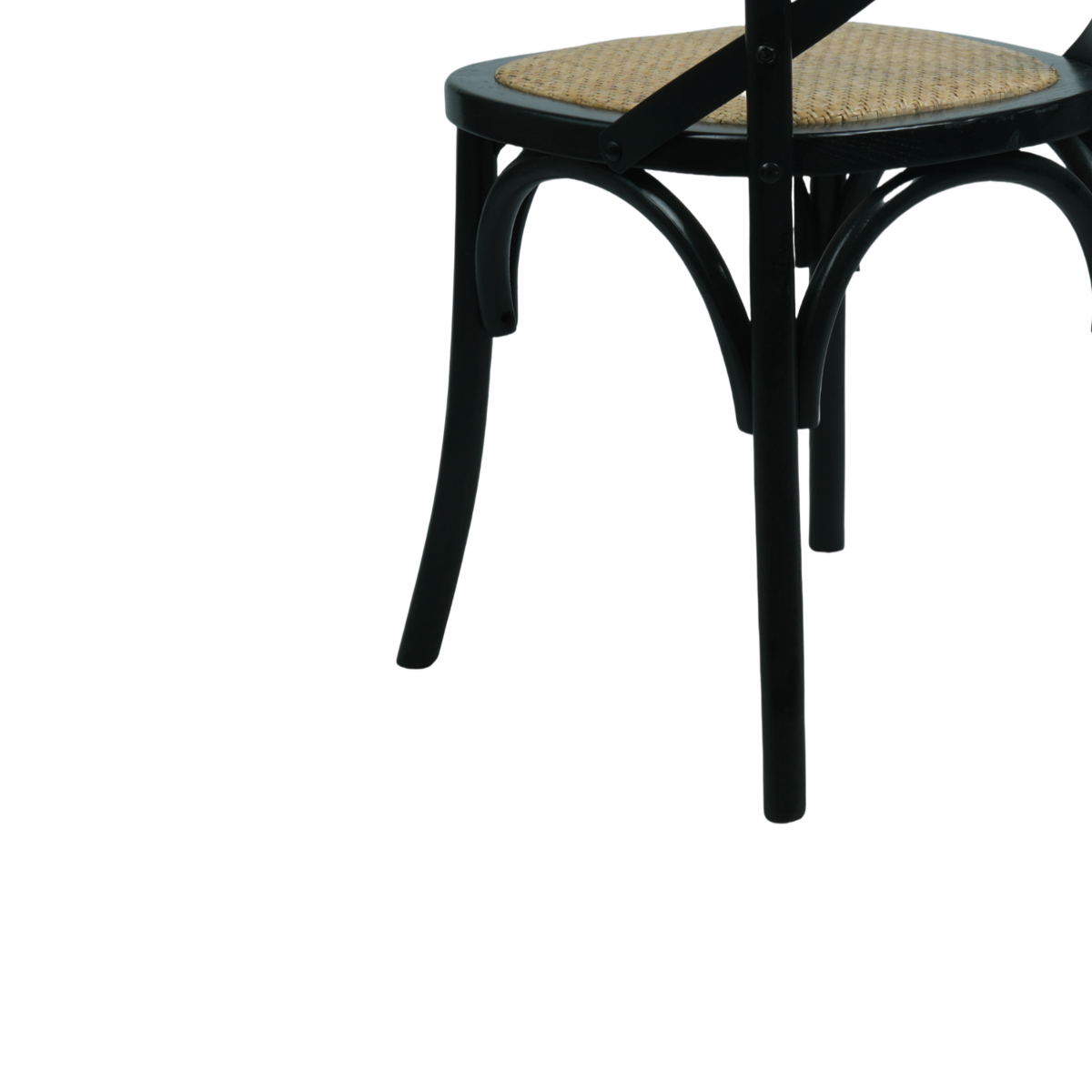 Bella Dining Chair Black, W 50cm x D 54cm x H 89cm (RRP $199) - Image 3