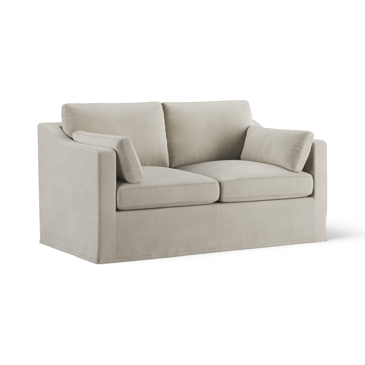 Clovelly Hamptons 2 Seat Sofa Natural, W 170 D 100cm H 80cm (RRP $2449) - Image 3