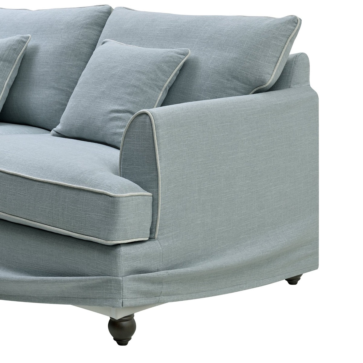 Byron Hamptons 2.5 Seat Sofa Beach, W 190cm D 96cm H 78cm (RRP $2859) - Image 8