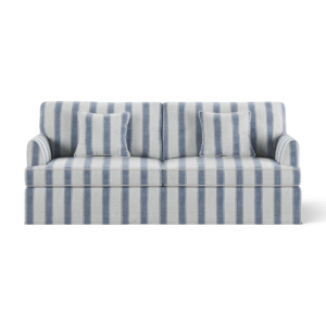 wp-image-tigress-49417.png Byron Hamptons 3 Seat Sofa Blue Sky Stripe, W 223cm D 96cm H 78cm (RRP $3299)