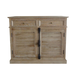 wp-image-tigress-49423.jpg "Nantucket" Hamptons Style 2 Door & 2 Drawer Sideboard Whitewashed Oak, 110cmW x 50cmD x 90cmH (RRP $1999)