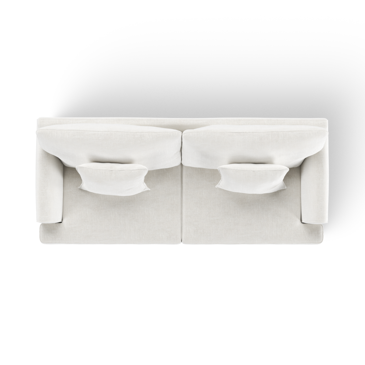 Byron Hamptons 2.5 Seat Sofa Ivory, W 190cm D 96cm H 78cm (RRP $2859) - Image 4