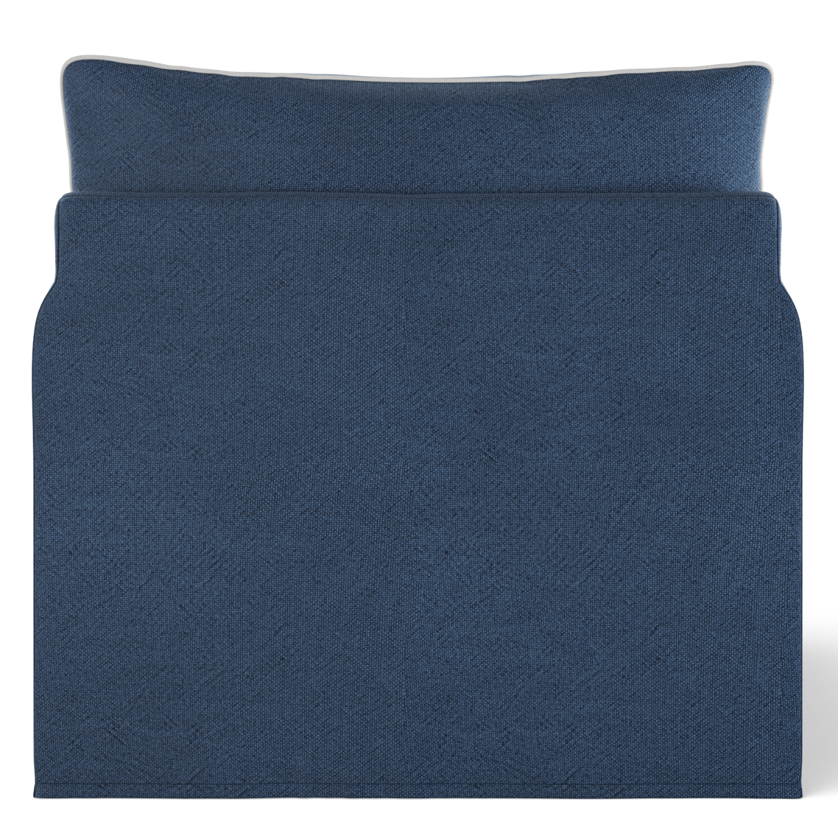 Byron Hamptons Armchair Navy with White Piping, W 99cm D 96cm H 78cm (RRP $1859) - Image 5