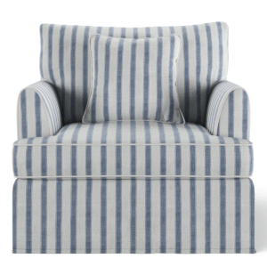 wp-image-tigress-49466.png Byron Hamptons Armchair Blue Sky Stripe, W 99cm D 96cm H 78cm (RRP $1859)