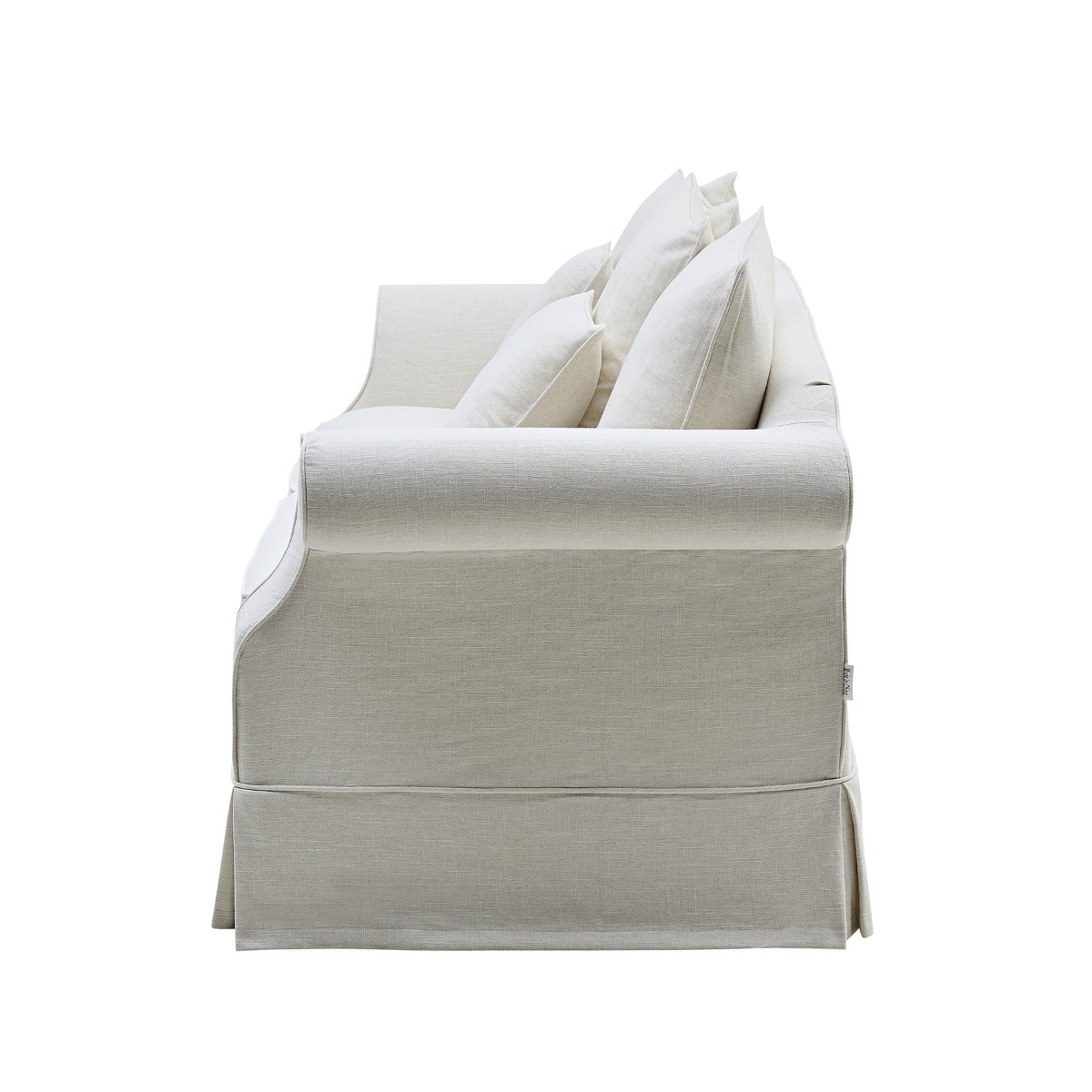 Slip Cover Only - Avalon Hamptons 3 Seat Sofa Ivory, W 226cm D 96cm H 81cm (RRP $999) - Image 9
