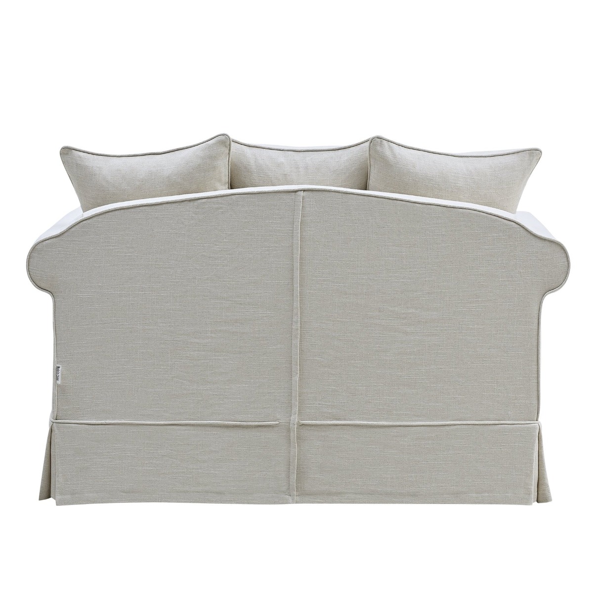 Slip Cover Only - Avalon Hamptons 2 Seat Sofa Ivory, W 174cm D 96cm H 81cm (RRP $799) - Image 8