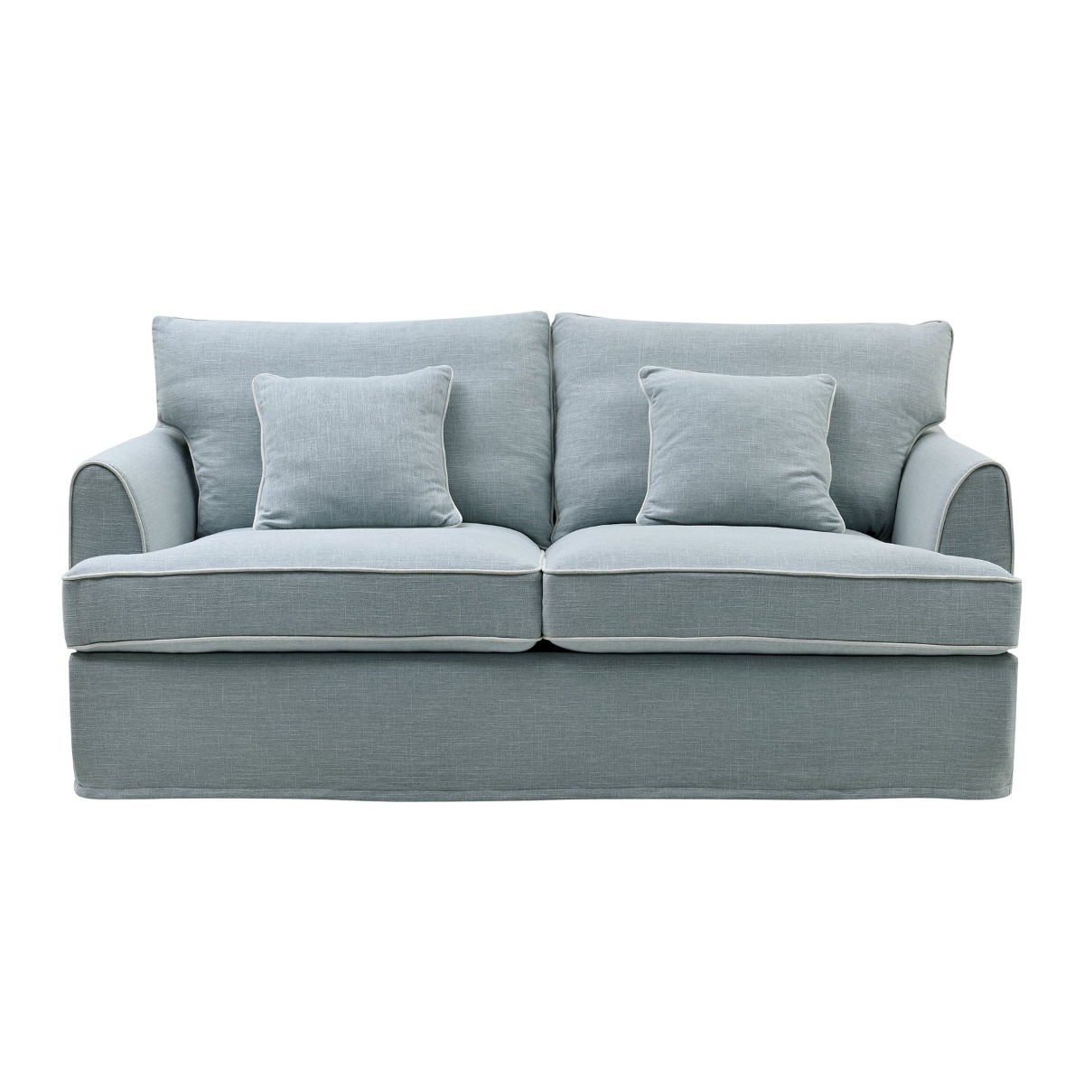 Slip Cover Only - Byron Hamptons 2.5 Seat Sofa Beach, W 190cm D 96cm H 78cm (RRP $899) - Image 9