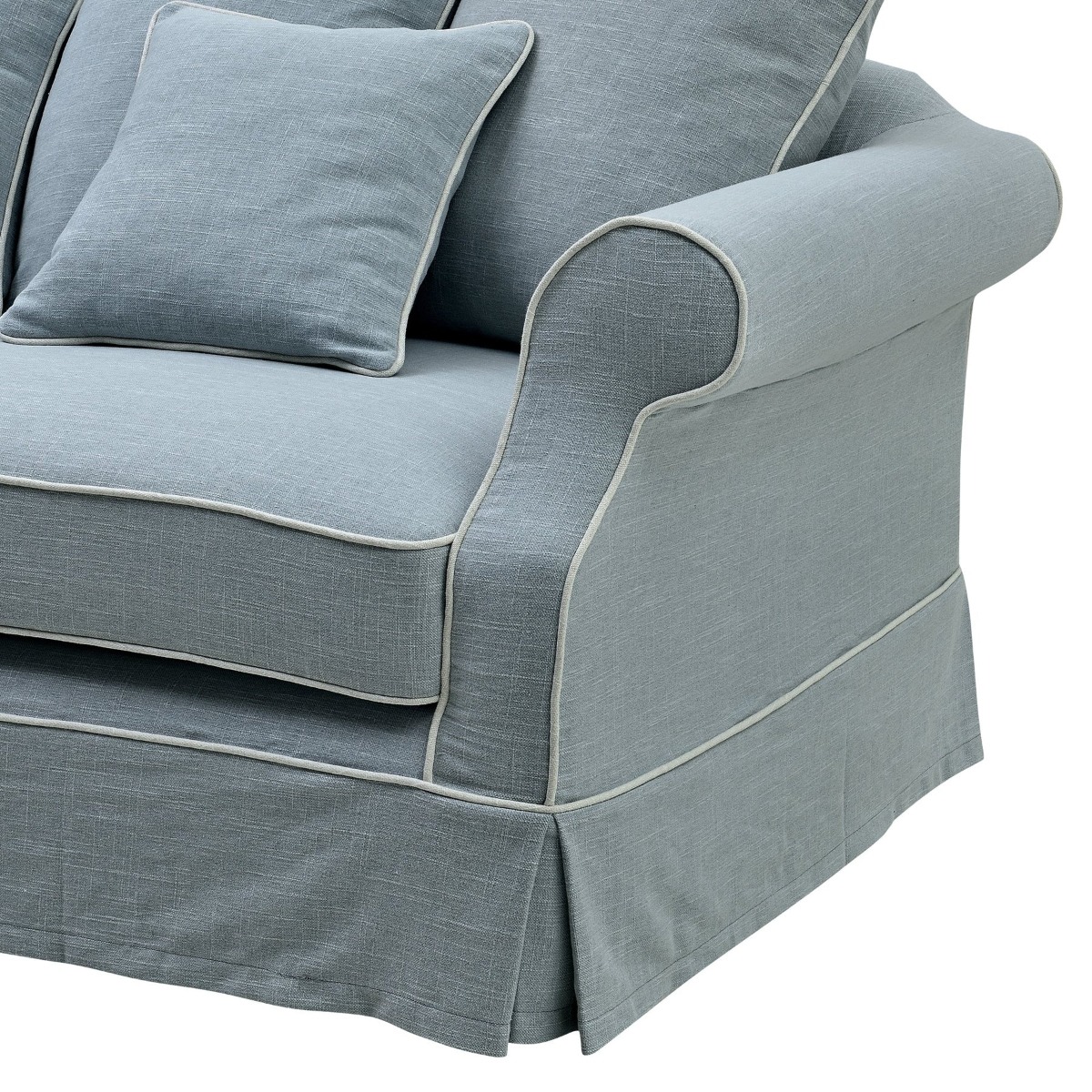 Slip Cover Only - Avalon Hamptons 2 Seat Sofa Beach, W 174cm D 96cm H 81cm (RRP $799) - Image 5