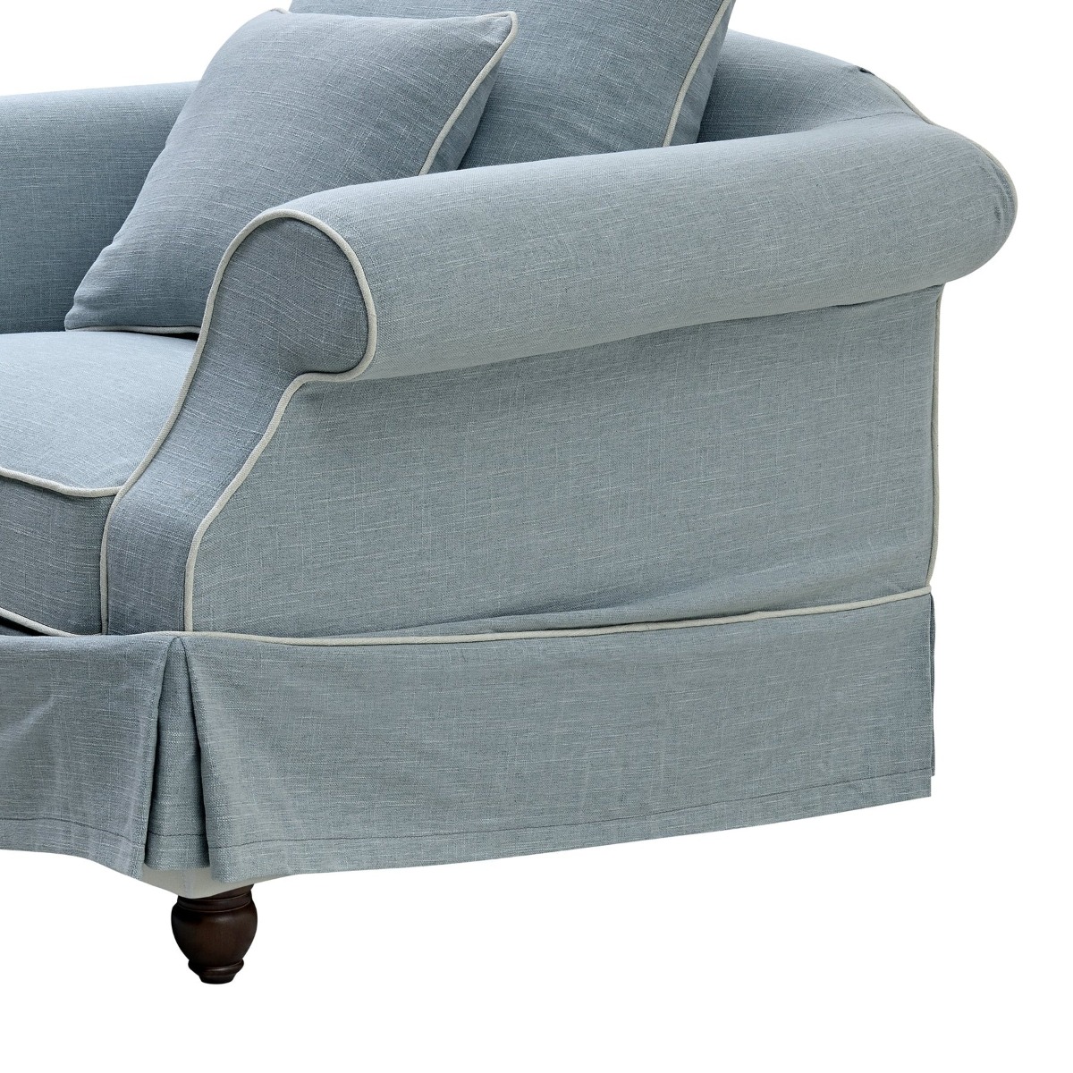 Slip Cover Only - Avalon Hamptons Armchair Beach, W 109cm D 96cm H 81cm (RRP $699) - Image 3