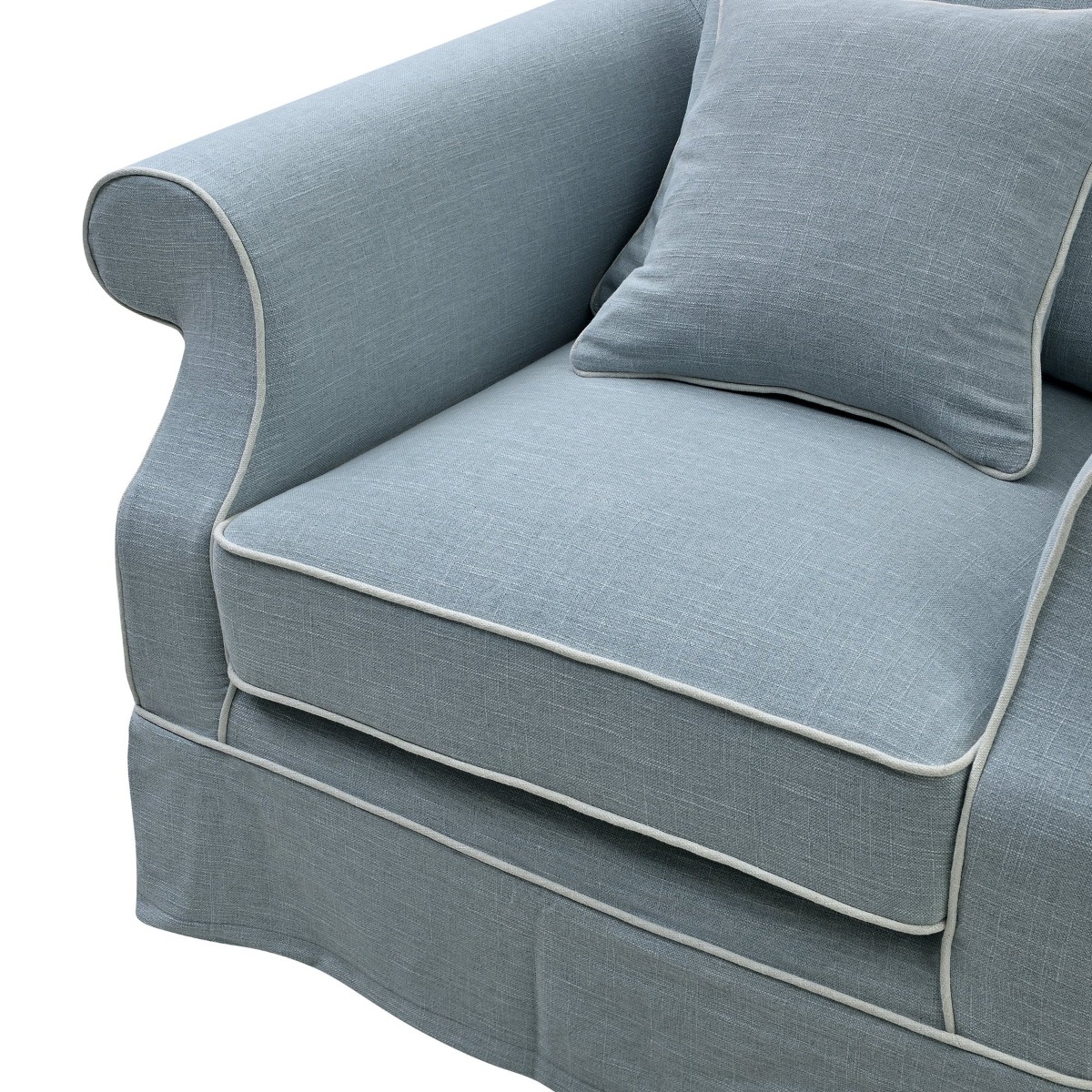 Slip Cover Only - Avalon Hamptons Armchair Beach, W 109cm D 96cm H 81cm (RRP $699) - Image 8