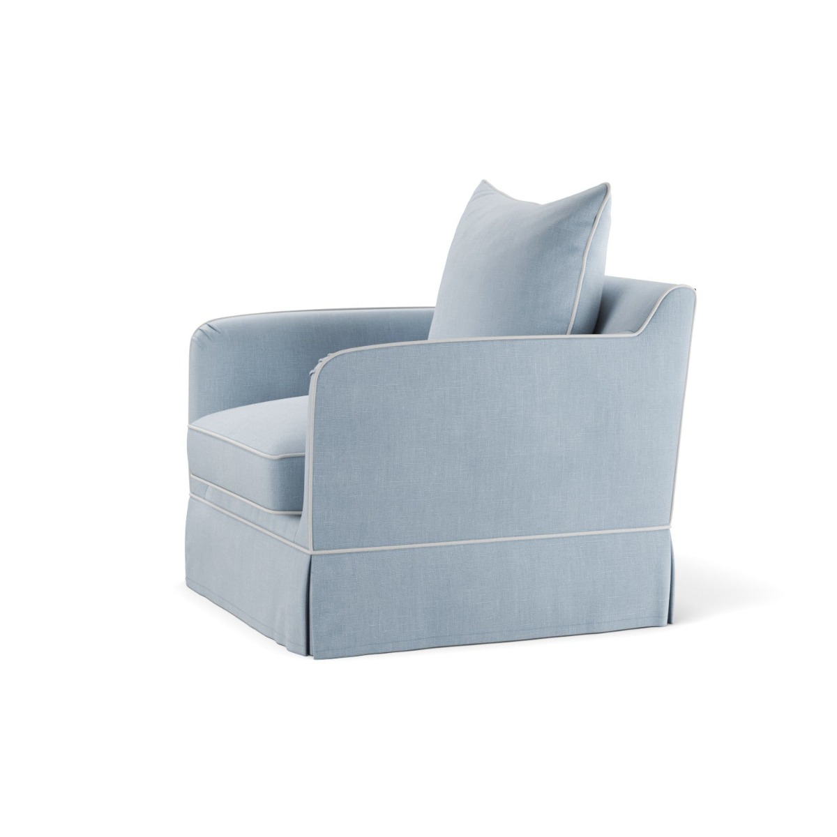 Slip Cover Only - Noosa Hamptons Armchair Beach, W 90cm D 91cm H 80cm (RRP $724) - Image 2