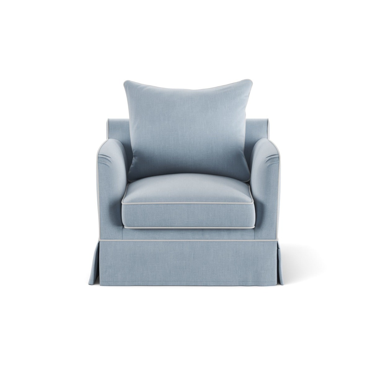 Slip Cover Only - Noosa Hamptons Armchair Beach, W 90cm D 91cm H 80cm (RRP $724) - Image 8