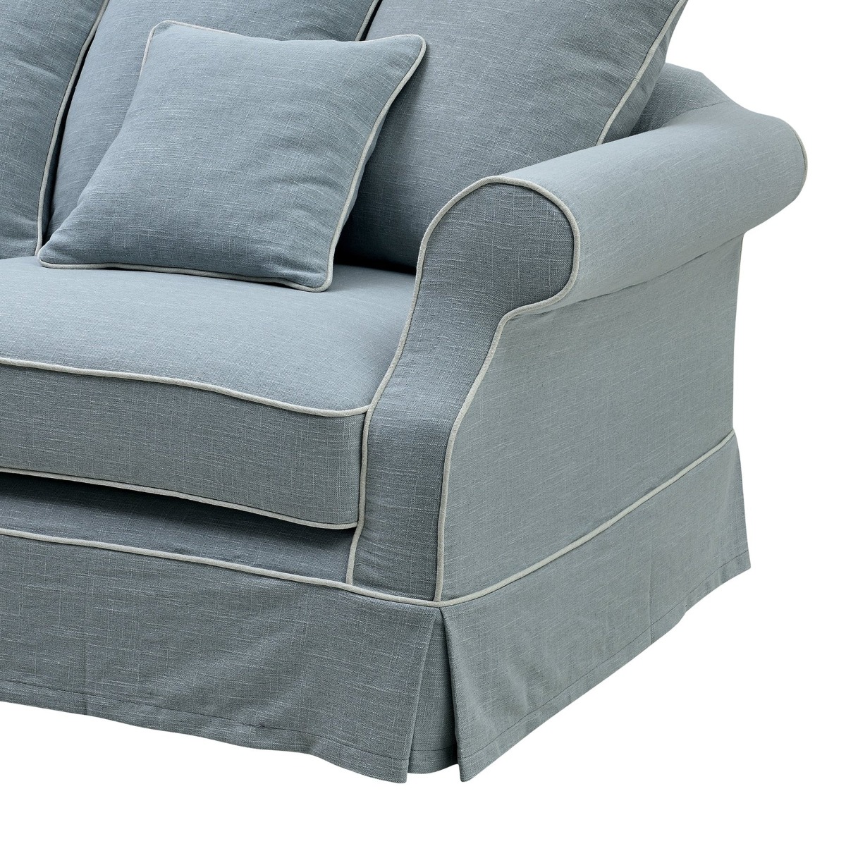 Slip Cover Only - Avalon Hamptons 3 Seat Sofa Beach, L 96cm W 226cm H 81cm (RRP $999) - Image 5