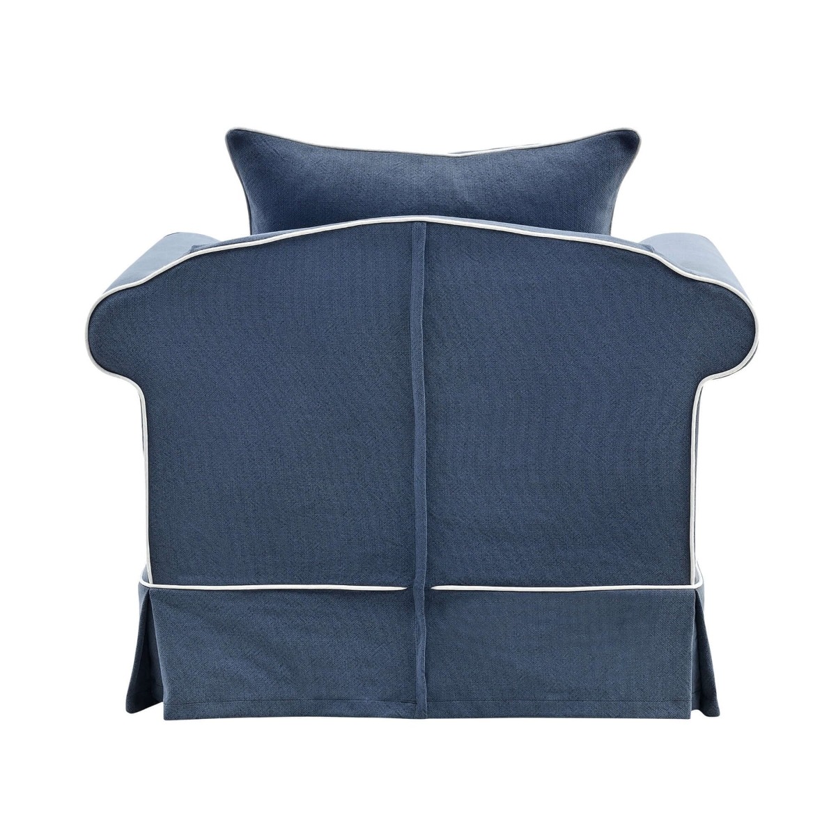 Slip Cover Only - Avalon Hamptons Armchair Navy, W 109cm D 96cm H 81cm (RRP $699) - Image 8