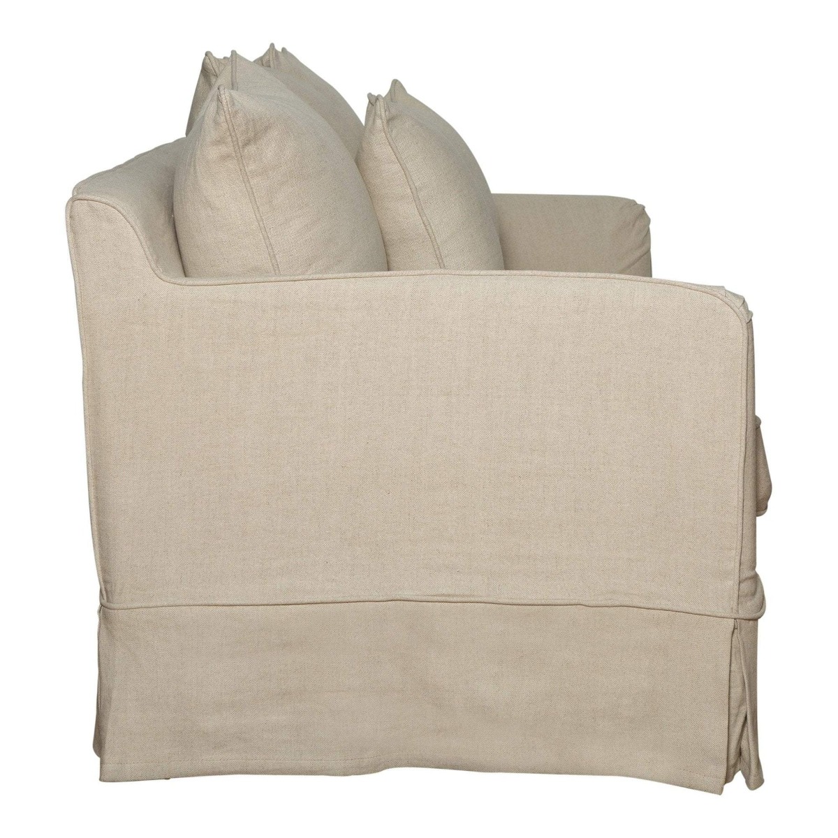 Slip Cover Only - Noosa Hamptons 2 Seat Sofa Bed Beige (RRP $799) - Image 5