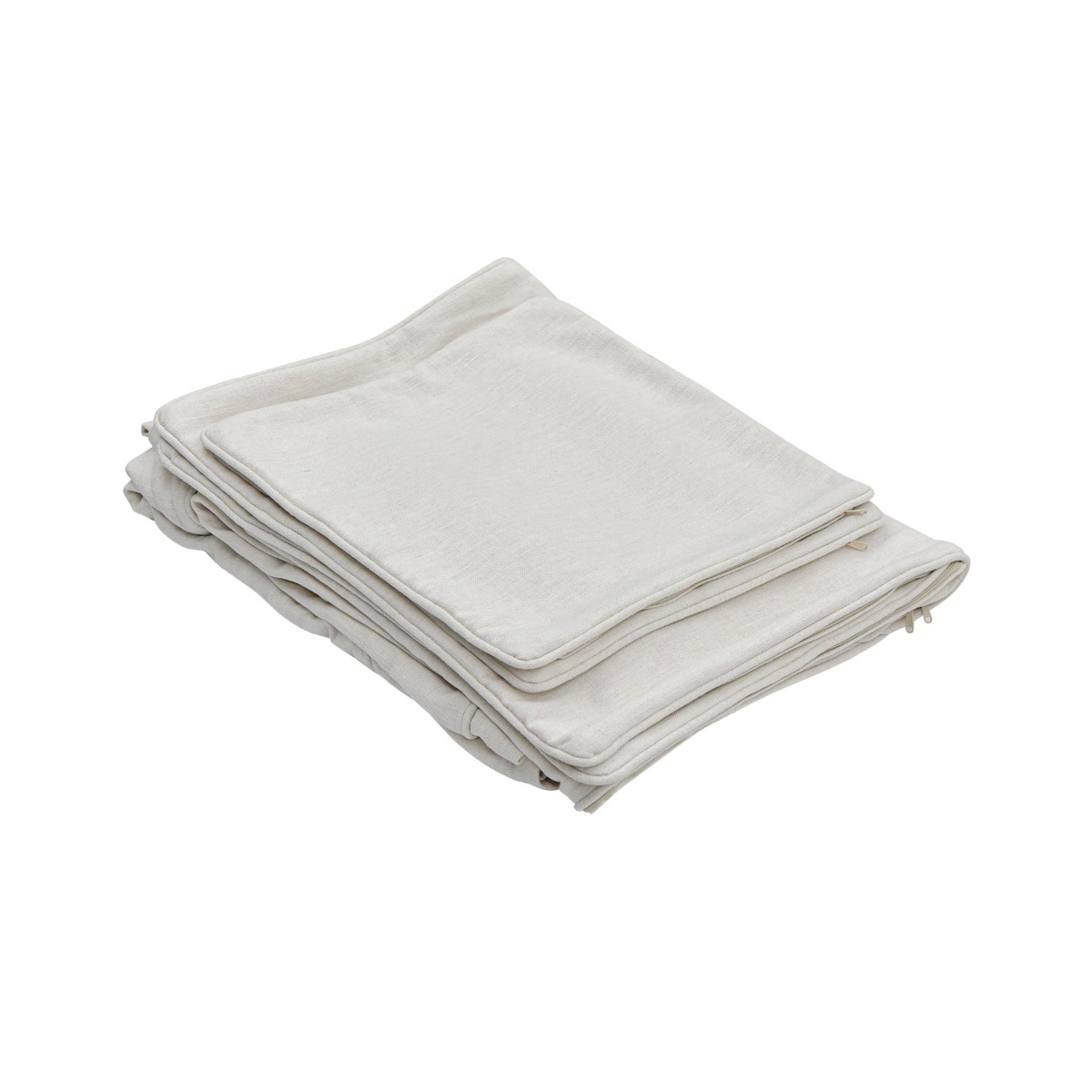 Slip Cover Only - Noosa Hamptons 2.5 Seat Sofa Ivory, W 63cm D 14cm H 43cm (RRP $849)
