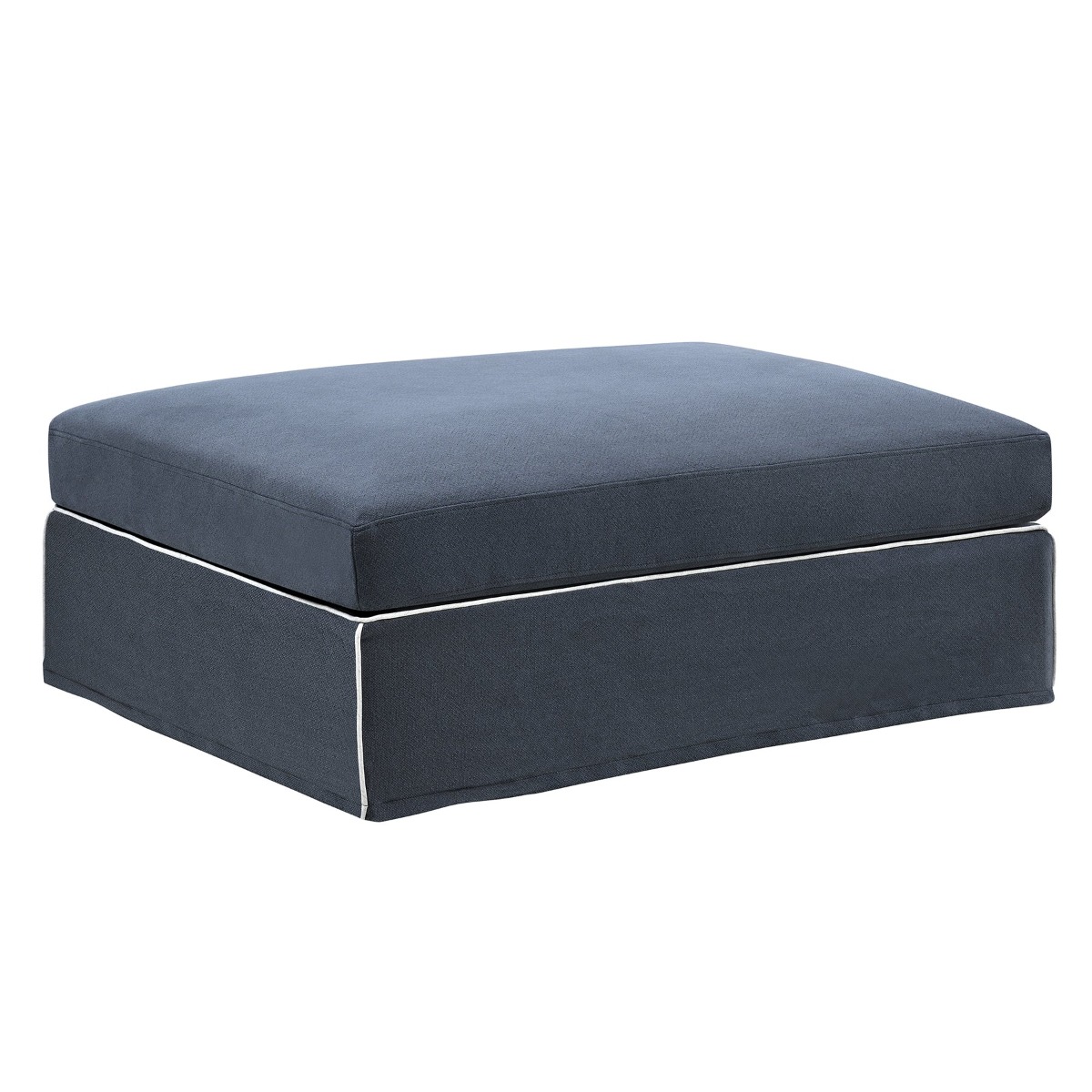 Slip Cover - Marbella Modular Sofa C Navy, W 125 D 90 H 45cm (RRP $499)