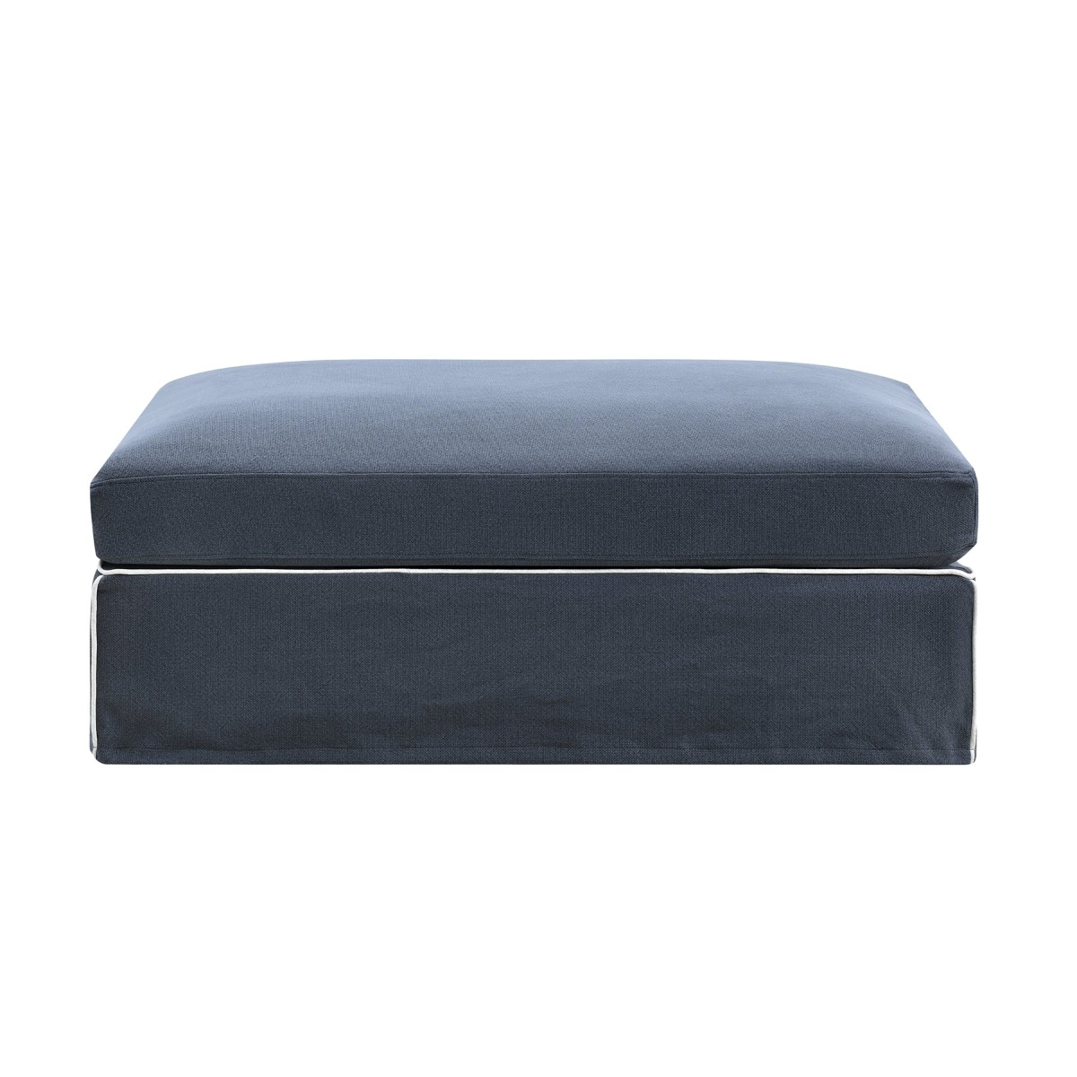 Slip Cover - Marbella Modular Sofa C Navy, W 125 D 90 H 45cm (RRP $499) - Image 5