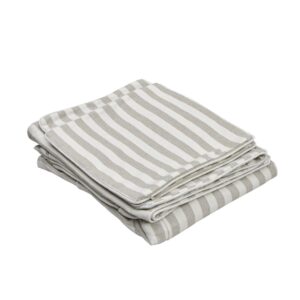 Slip Cover Only - Noosa Hamptons 2.5 Seat Sofa Natural Stripe, W 63cm D 14cm H 43cm (RRP $849)