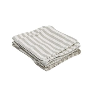 Slip Cover Only - Noosa Hamptons 1.5 Seat Sofa Natural Stripe, 63cm x 12cm x 43cm (RRP $749)