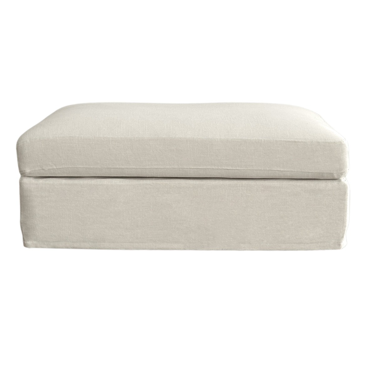 Slip Cover - Marbella Modular Sofa C Ivory, W 125 D 90 H 45cm (RRP $499)